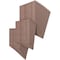 Ekena Millwork 23 3/4W x 23 3/4H x 1/4T Wood Hobby Boards, Walnut, 25PK HBW24X24X250DWA - alternate 4